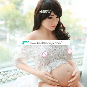 158cm Pregnant sex doll real silicone sex dolls with flexibale metal skeleton