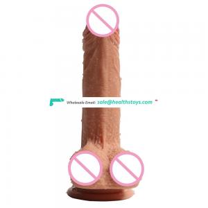 2018 high quality and inexpensive Double Hardness Silicone dildo for women