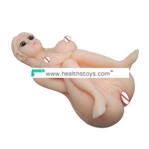 30cm  real skin touch silicone male masturbation mini sex doll