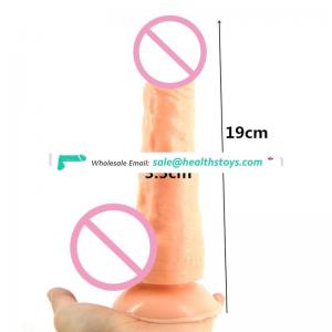 7.48 Inch Lesbian Suction Dildo Insert Toys Vagina Anal Stimulate Dildos Realistic Penis Dick Fetish Sex Toy Products