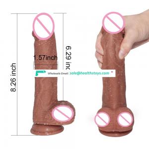 8.26inch Skin feeling Realistic Dildo Flexible Penis With Suction Cup Dildos Cock Adult Sex Toys For Women Female Masturbation