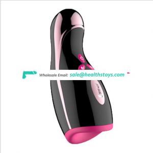 Automatic heating sucking telescopic aircraft cup vibrator masturbation cup for men