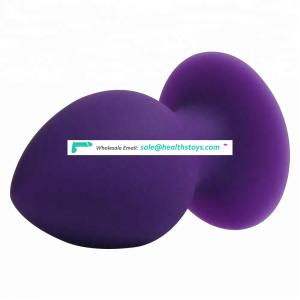 Body safe silicone anal butt plug for man&women ass sex toy