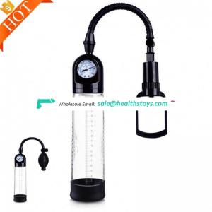 China Manufacturer Sex Toys For Men Pressure Gauge With Antomatic Air Hand Vacuum Pump
