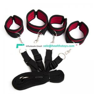 Couples Game-Adult Sex Play Bed with The Help of Straps Hand Irons Adult Supplies Fun