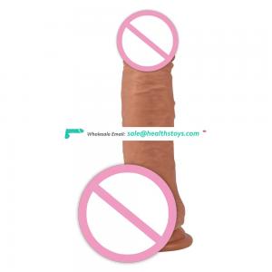 Dual density realistic rubber dildo penis adult toy
