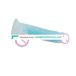 High Quality Dildo For Women luminous fake penis full silicone dildo for women with suction cup