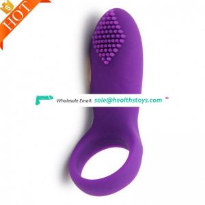 High Quality USB Rechargeable extension sex products Inflatable Spiked Penis Cock Silicone Hose Ring