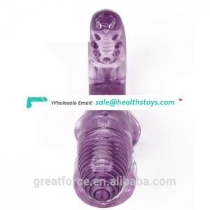 Hot Sale Double Bullet Cock Ring Vibrating Plastic Toy Ring Sex Toy for Men Dildo