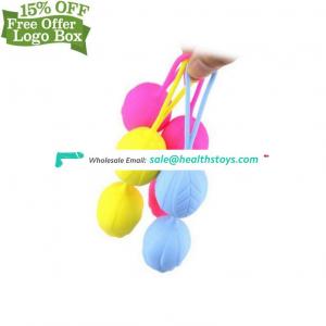 Hot Selling Full Silicone Women Tight Pussy Kegel Ball