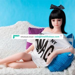 Japanese Mini Sex Doll Realistic Lifelike Full Body Solid Silicone Sex TPE Love Doll Realistic Face Real Pussy Lifelike