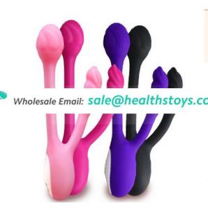 Medical Soft Silicone G-Spot Vibrator Anal Sex Toys Women Masturbation vibration massager