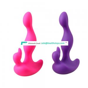 New design waterproof silicone vibrator sex toy frequency black anal vagina vibrator for men and women