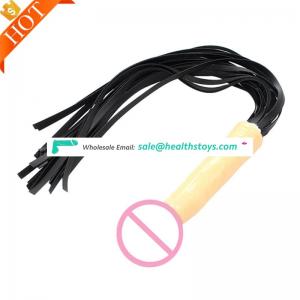 Oem Available New Style Soft Leather Floggers Silicone Dildo Adult Whips Sm Erotic Toy