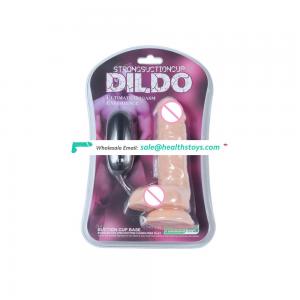 PVC plastic long thin dildo vibrating vibrator g spot vibrator for women