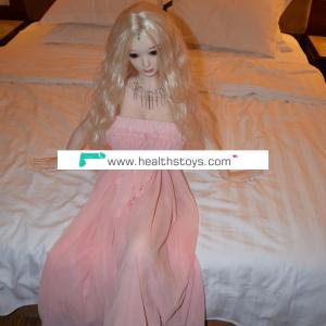 Sex Doll Love for Lesbian Japanese Adult Doll blond hair and black eyes