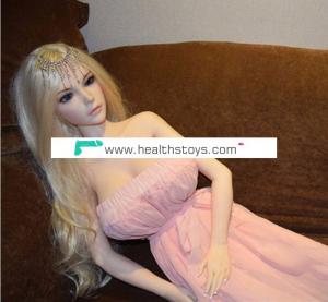 Soft Breast Life Size Female Sex Doll Live Japanese Adult Doll blond hair and blue eyes