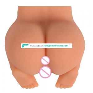 TPR artificial fat pussy ass masturbator for male adult toy