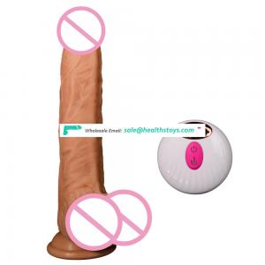 Telescopic dildo vibrators adult sex toy sex male dildos for women huge realistic