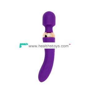 USB recharging double heads vibrator sex women g spot massager