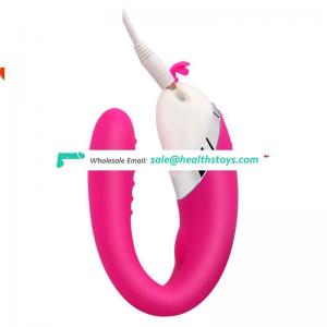 Waterproof Rechargeable Silicone Handheld Vagina Clitoral Stimulate Clit Vibrator Toys For Ladies Women Masturbation