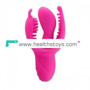 Waterproof silicone rechargeable g-spot vibrators silicone pussy Vibrator