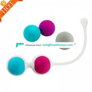 Waterproof silicone toy love ball 2 Stages Kegel Vaginal Massage Tightening Machine Balls