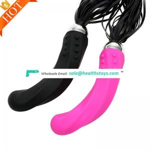 Wholesale Top Selling Adult Toys Leather Vibrator Being Fetish Pu Paddles Sexy Adult Bdsm Sex Toy Whip