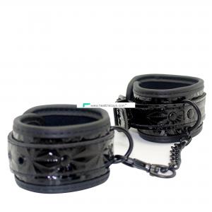 Wholesale cheap bdsm bondage leather ankle cuffs foot cuffs slave training for adult games