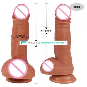 XISE fack dick sex toy dual layer silicone dildo from China