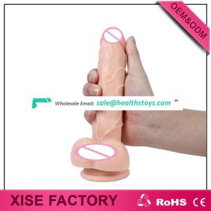 XISE rubber fake penis lifelike style PVC dildos factory wholesale
