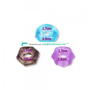 Xise high quality soft silicone cock ring colorful cock ring set men sex toy