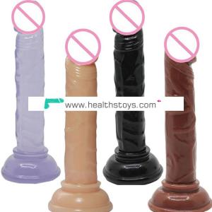 china factory supply cheap adult sex toys  $1realistic Cock Dong  crystal  Jelly Dildo  penis