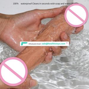 dual density realistic penis silicone dildo for women masturbate sex toy