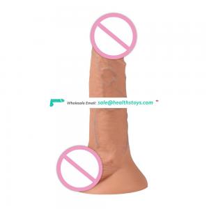 dual density realistic rubber penis dildo for women sex toy