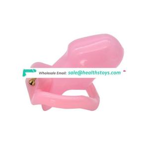 100% Resin Material Plastic Penis Cage Cock Sex Toys Small Male Chastity Device