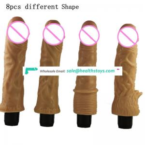 2018 Most popular powerful strapless dildo fleshcolor for girls