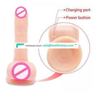 2018 New style realistic sex toys mushroom vagina wireless telescopic dildo for women