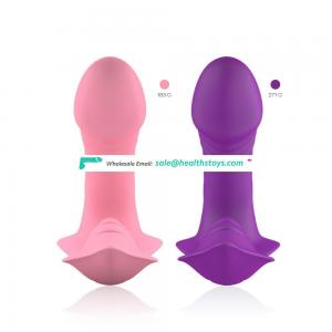Amazon Hot Selling Strap on Rubber Cock Vibrating Women