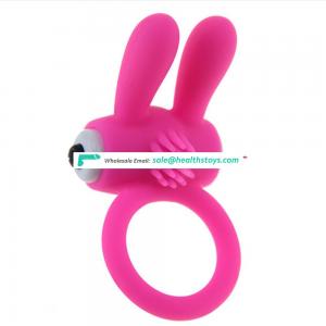 Delay Premature Ejaculation Sex Toys Vibrating Cock Ring Rabbit Cock Ring for Men