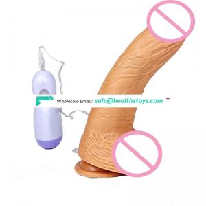 FDA Approved Medical Silicone 8 Modes Remote Control Ejaculation Vibrating Women Use Artificial Penis Sex Toy