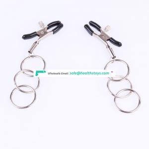 Factory Wholesale Hot sale SEX nipple clip and lesbian nipple clip , Metal nipplel Gay sex toys Stainless Steel hot sale toys