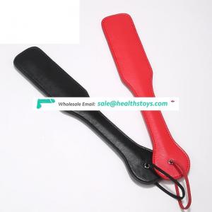Factory Wholesale Leather spanking paddle for girl. Faux leather Bondage Fetish Teacher Ruler Punishment Spanking slave Paddle