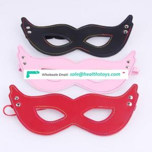 Factory Wholesale Sex colors mask, party PU mask for funny game,high quality PU leather BDSM
