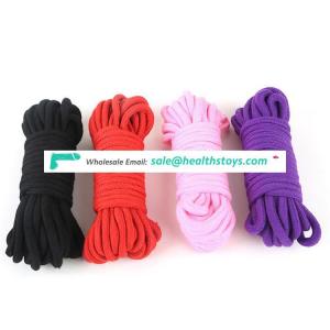 Factory Wholesale bondage rope 5&10 Meters Soft Twisted Cotton Nylon bdsm restraints sex products