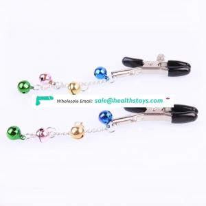 Factory Wholesale labia clip and long nipple clamps, Heathful Gay sex toys Stainless Steel Metal Massage