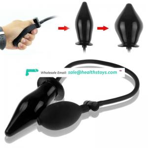 Factory wholesale silicone inflatable butt plug