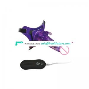 Free Dildos and Vibrators Remote Control Rabbit Vibrator Wearable Sex Toy Mini Dildo