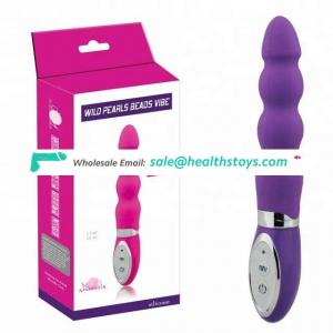 High Quality Silicone Beads Vibrator Sex Toys for Sex Girls