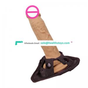 Hot Selling Soft Silicone  Strap On Penis Dildo